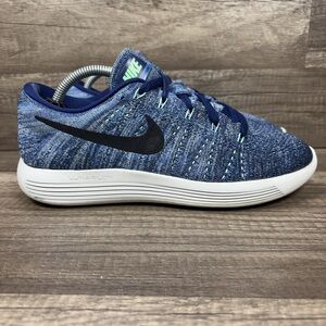 Nike Lunarepic Flyknit Blue Womens US Size 7.5 EUR 38.5 843765-501 Running Shoes